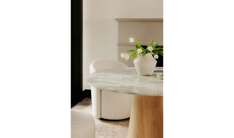 Evelyn Dining Table Onyx Marble