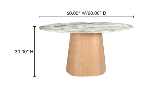 Evelyn Dining Table Onyx Marble