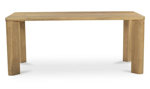 Segment Dining Table Wood Small Heritage Brown