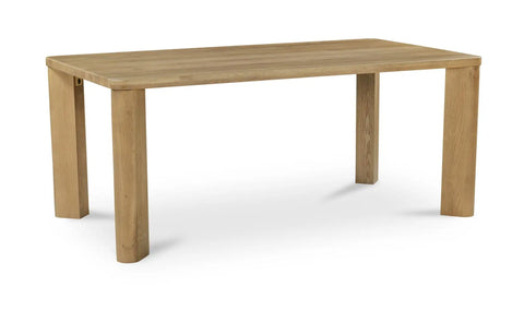 Segment Dining Table Wood Small Heritage Brown