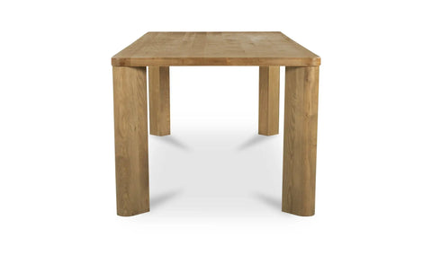 Segment Dining Table Wood Small Heritage Brown