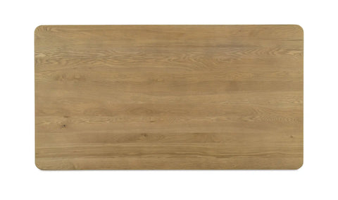 Segment Dining Table Wood Small Heritage Brown