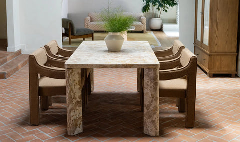 Segment Dining Table Panther Stone Beige