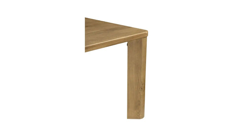 Segment Dining Table Wood Large Heritage Brown