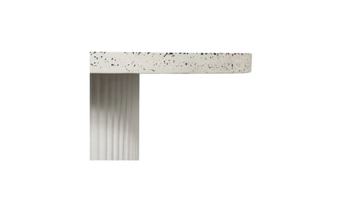 Lyon Outdoor Dining Table White Terrazzo