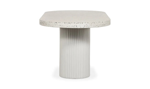 Lyon Outdoor Dining Table White Terrazzo