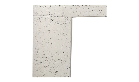 Lyon Outdoor Bench White Terrazzo