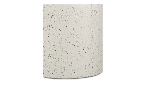 Lyon Outdoor Bench White Terrazzo