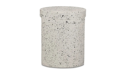 Lyon Outdoor Bench White Terrazzo