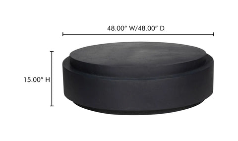 Cosmo Outdoor Coffee Table Black