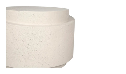Cosmo Outdoor Accent Table Off White