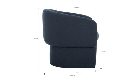 Franco Chair Dark Indingo
