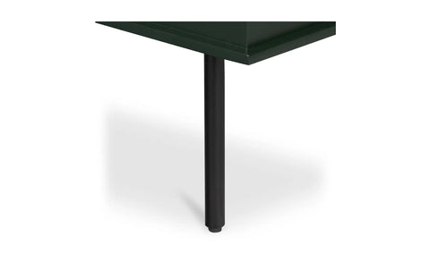 Reagan 3 Drawer Nightstand Deep Green
