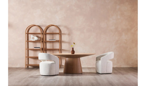 Otago Oval Dining Table Natural Oak