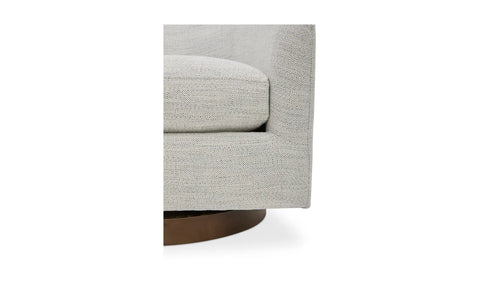 Oscy Swivel Chair Splashed White