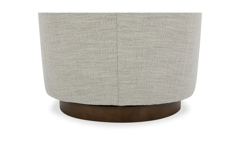 Oscy Swivel Chair Splashed White