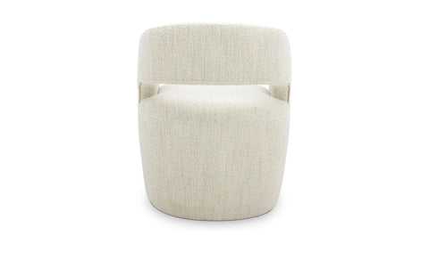 Barrow Rolling Dining Chair White Mist