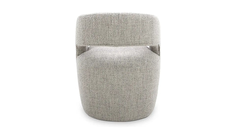 Barrow Rolling Dining Chair Grey Storm