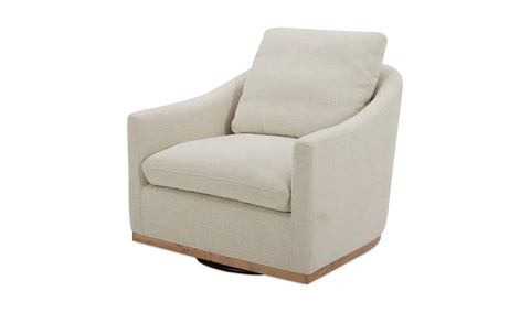 Linden Swivel Chair Soft Beige