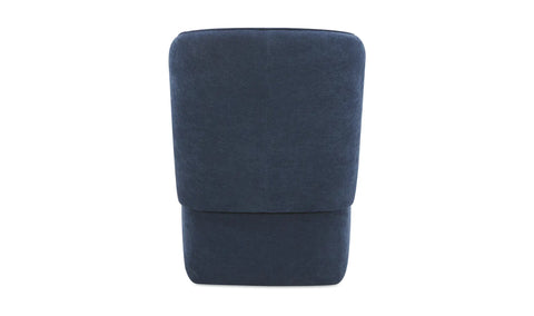 Larson Rolling Dining Chair Navy Blue