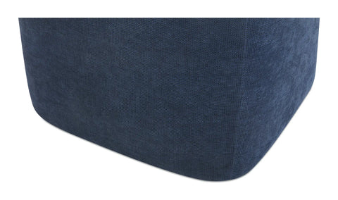 Larson Rolling Dining Chair Navy Blue