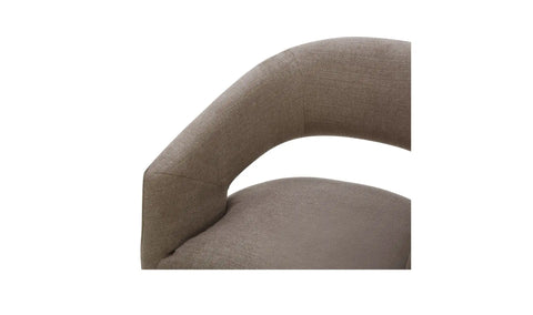 Barrow Rolling Dining Chair Soft Taupe