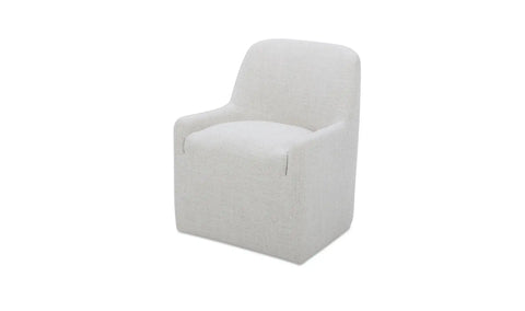 Maisie Rolling Dining Chair Flecked Oat