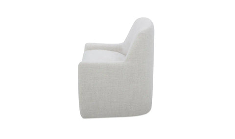 Maisie Rolling Dining Chair Flecked Oat
