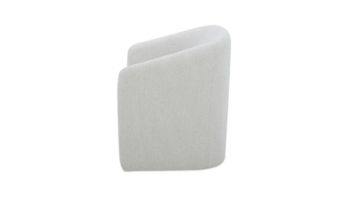 Sandy Rolling Dining Chair Off White