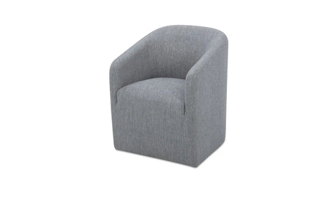 Sandy Rolling Dining Chair Grey