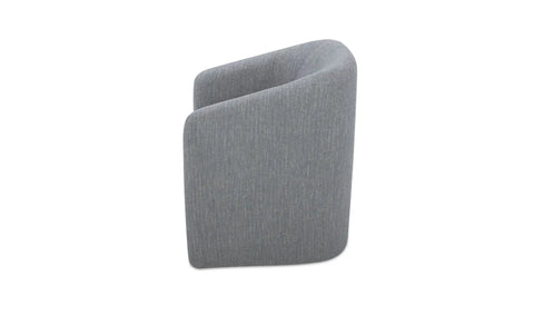 Sandy Rolling Dining Chair Grey