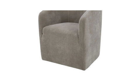 Sandy Rolling Dining Chair Taupe