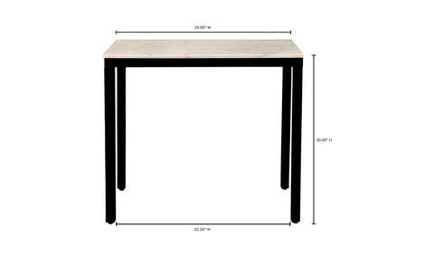Parson Marble Mini Desk White