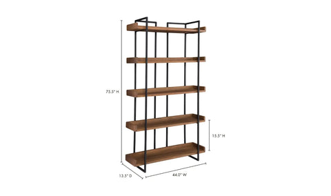 Vancouver Bookshelf Small Light Brown