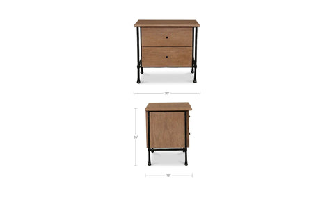 Rene Nightstand Brown