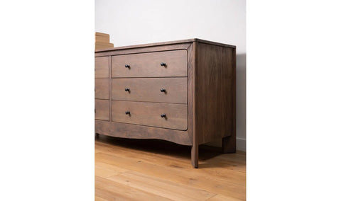 Mabel 6 Drawer Dresser Dark Brown