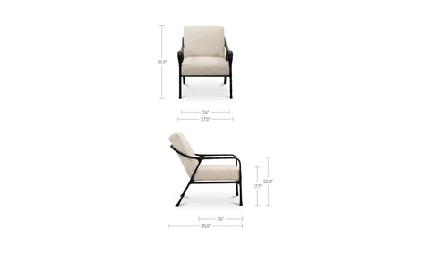 Rowe Accent Chair Beige