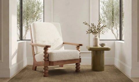 Ingrid Accent Chair Off White