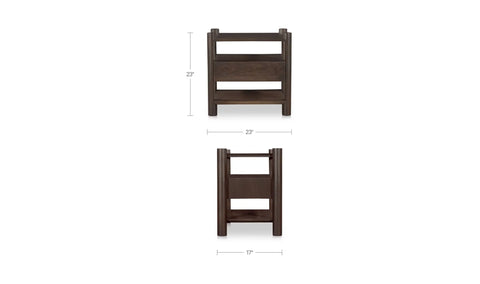 Devin Nightstand Brown