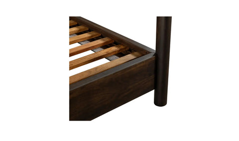 Devin Bed Queen Brown