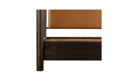 Devin Bed Queen Brown