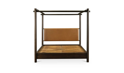 Devin Bed Queen Brown