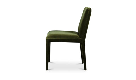 Calla Dining Chair Green Velvet - Set Of Two