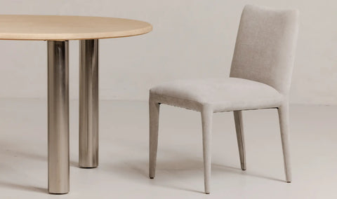 Calla Dining Chair Light Grey - Set Of Two