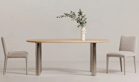 Calla Dining Chair Light Grey - Set Of Two