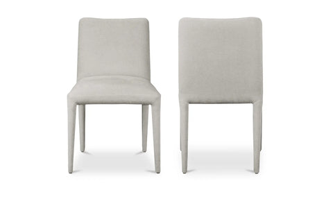 Calla Dining Chair Light Grey - Set Of Two