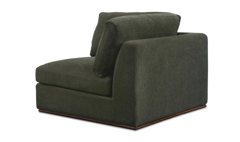 Rue Corner Chair Deep Green