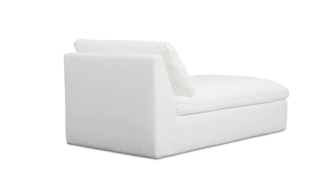 Miles Outdoor Chaise White
