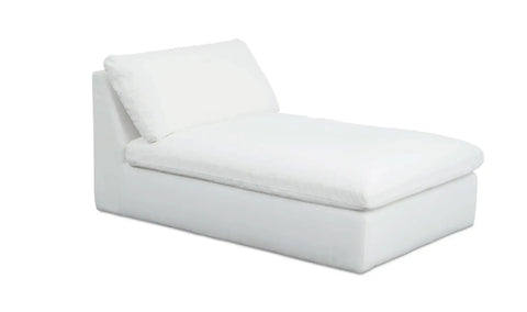 Miles Outdoor Chaise White