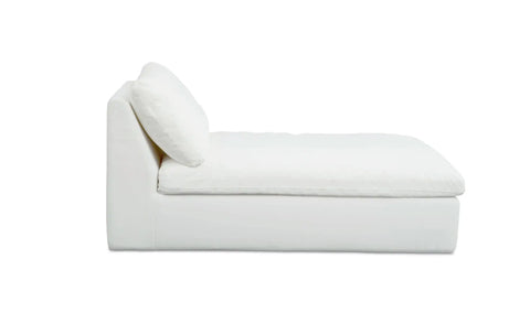 Miles Outdoor Chaise White